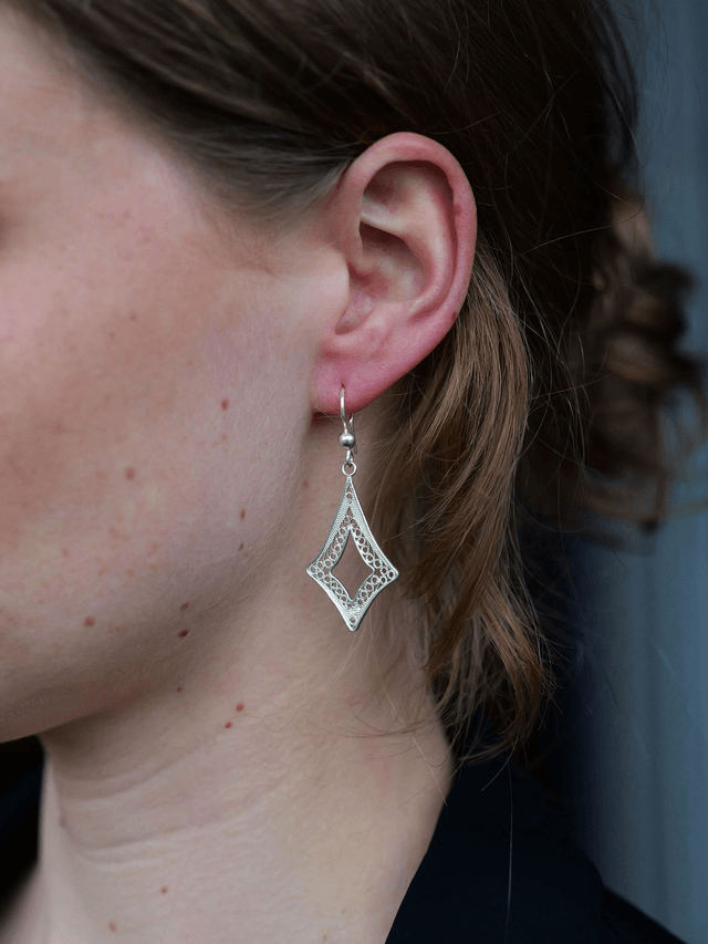 Diamond Shape Earrings 